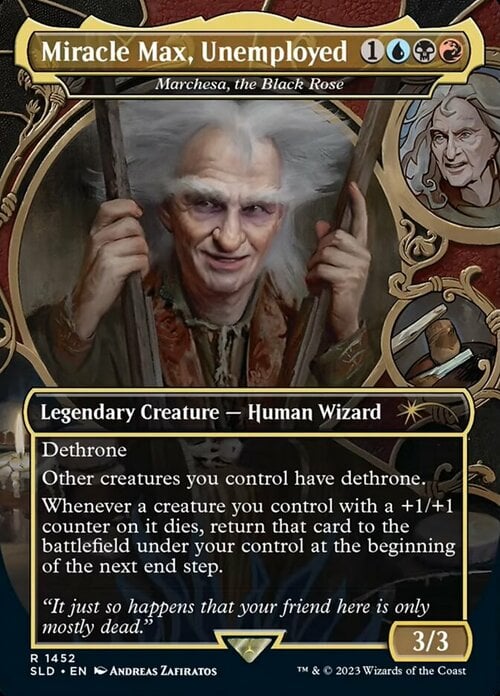 Marchesa, the Black Rose Card Front