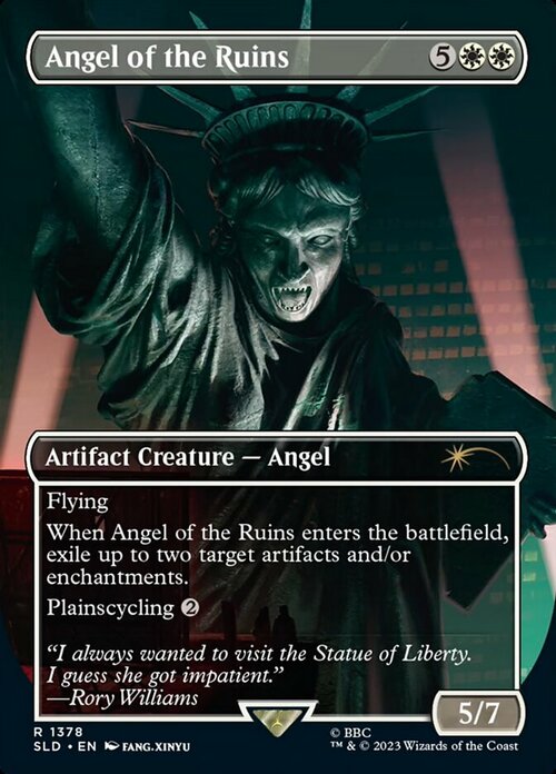 Angel of the Ruins Card Front