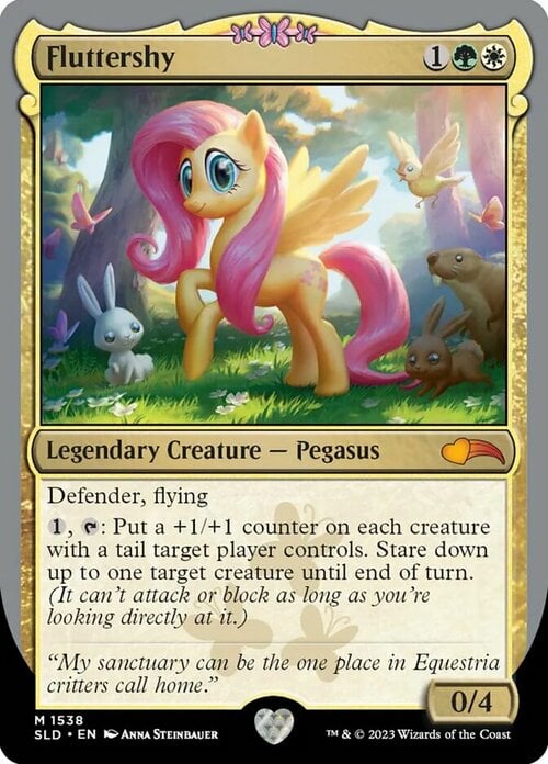 Fluttershy Card Front