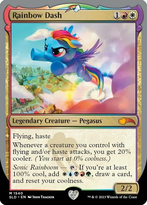 Rainbow Dash Card Front
