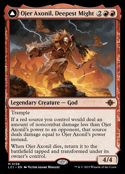 Ojer Axonil, Deepest Might // Temple of Power Card Front