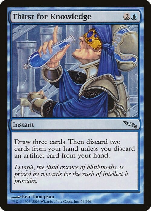 Thirst for Knowledge Card Front