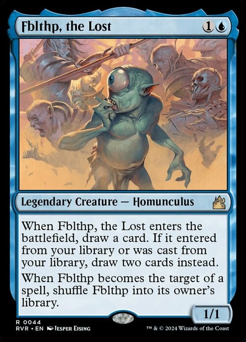 Fblthp, the Lost Card Front