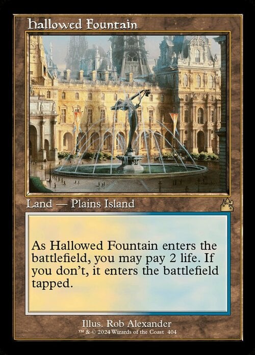 Hallowed Fountain Card Front
