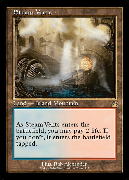Steam Vents Card Front