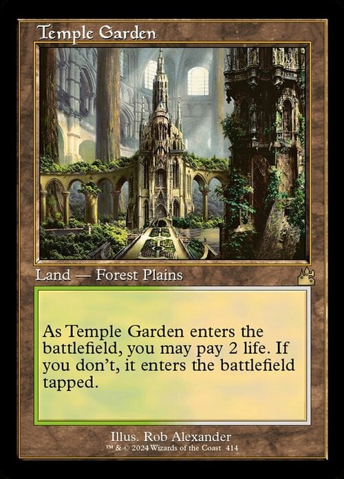 Giardino del Tempio Card Front