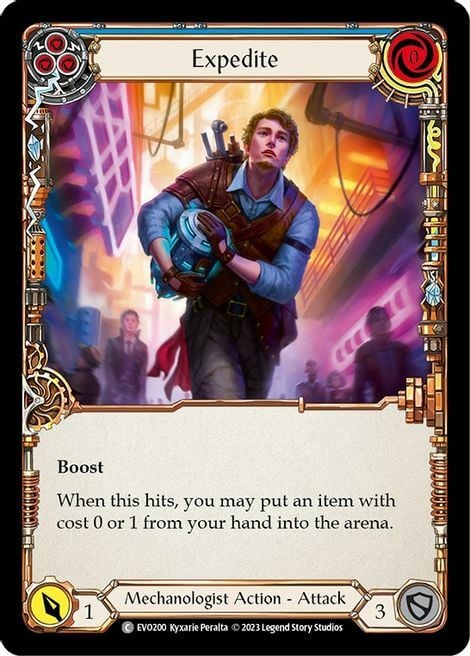 Affrettare - Blu Card Front