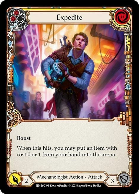 Affrettare - Giallo Card Front