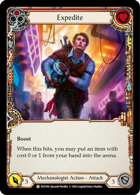 Affrettare - Rosso Card Front