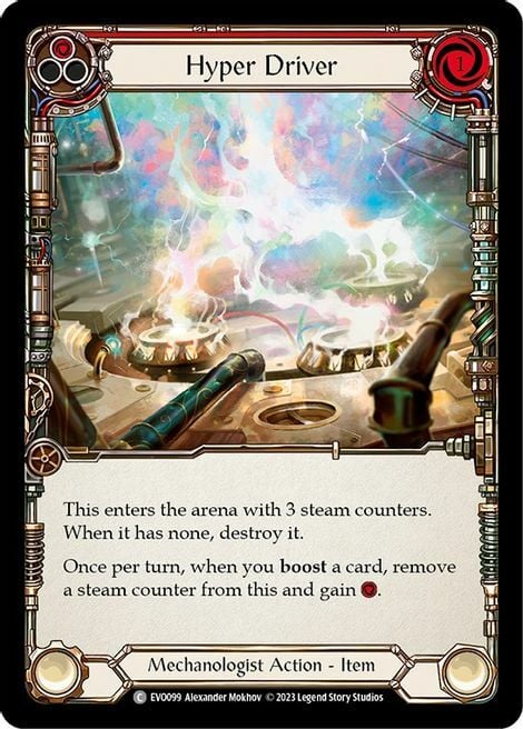 Hyper Driver - Red Card Front