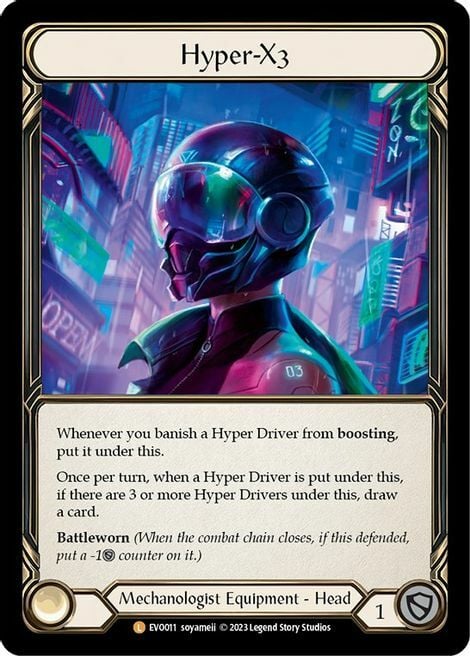 Hyper-X3 Card Front