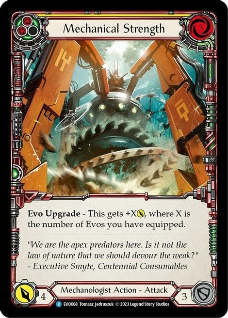 Mechanical Strength - Yellow Card Front