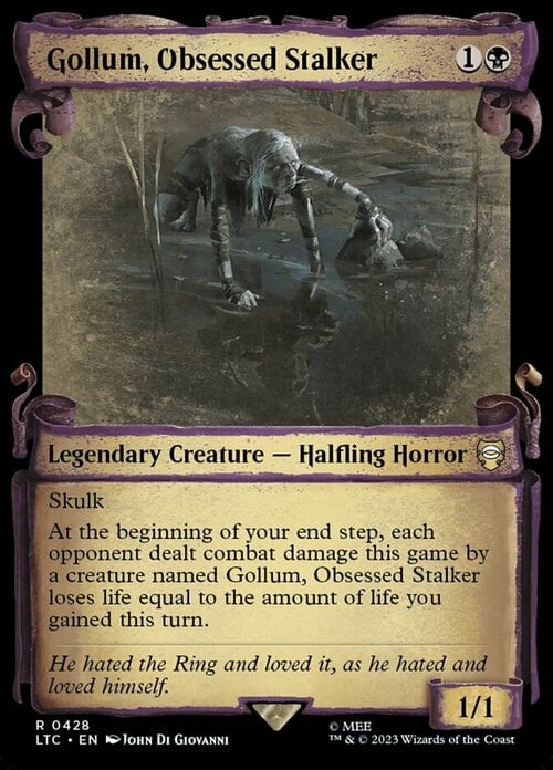 Gollum, Obsessed Stalker Card Front