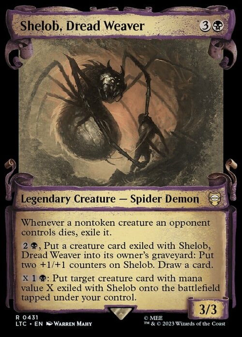 Shelob, Dread Weaver Card Front