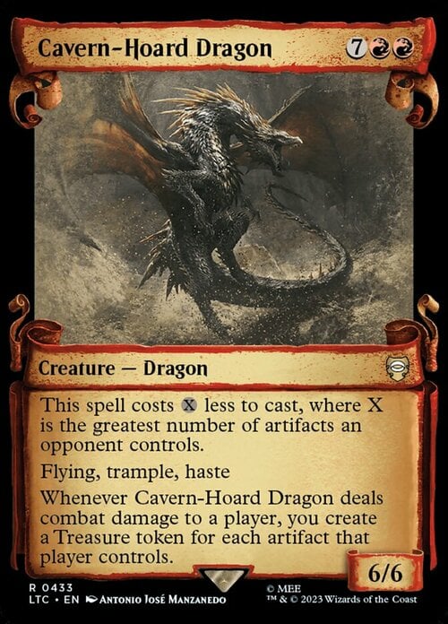 Drago Accumulatore delle Caverne Card Front
