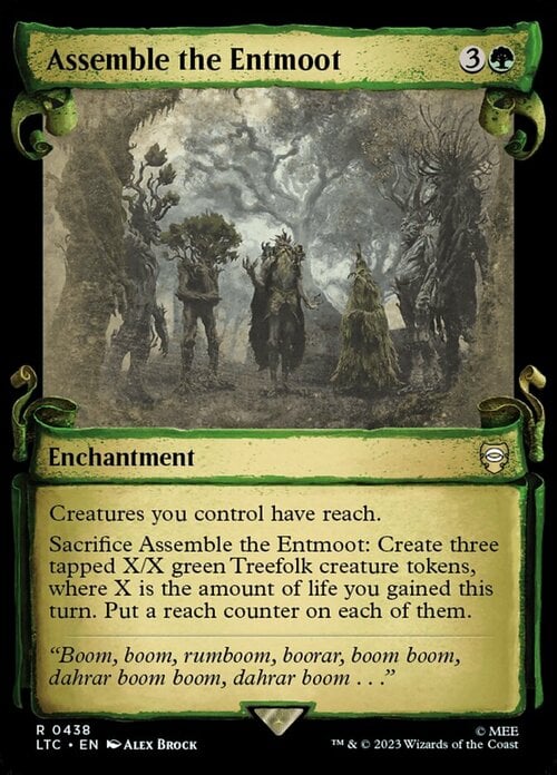 Assemble the Entmoot Card Front