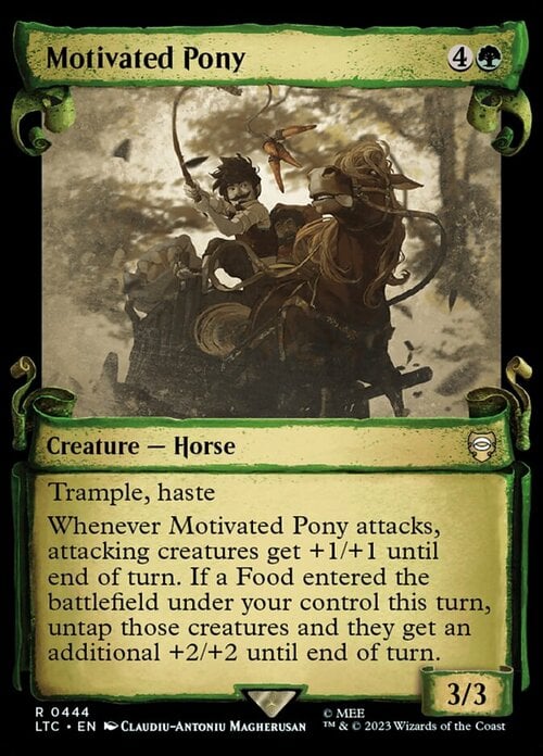 Motivated Pony Card Front