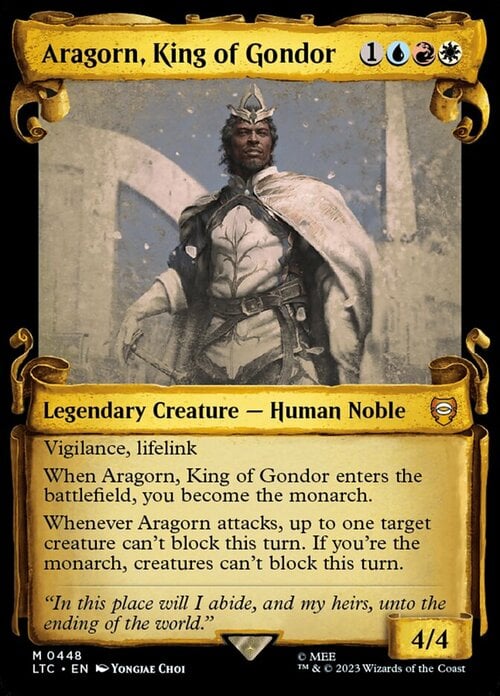 Aragorn, Re di Gondor Card Front