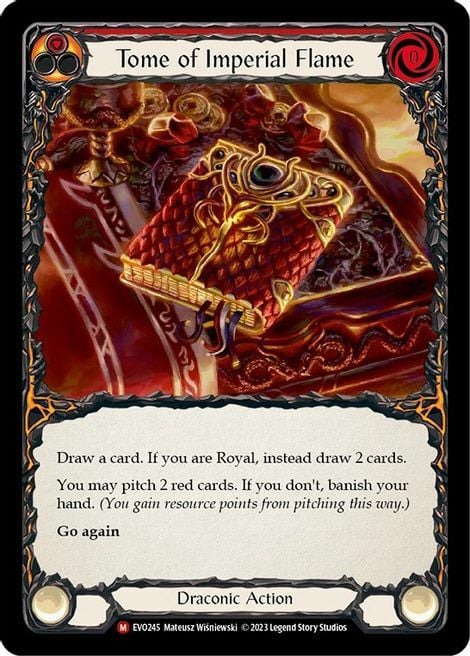 Tome of Imperial Flame Card Front