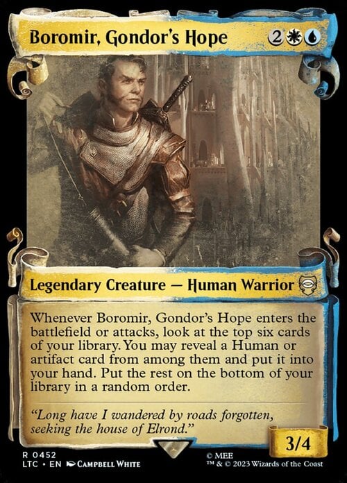 Boromir, Gondor's Hope Card Front