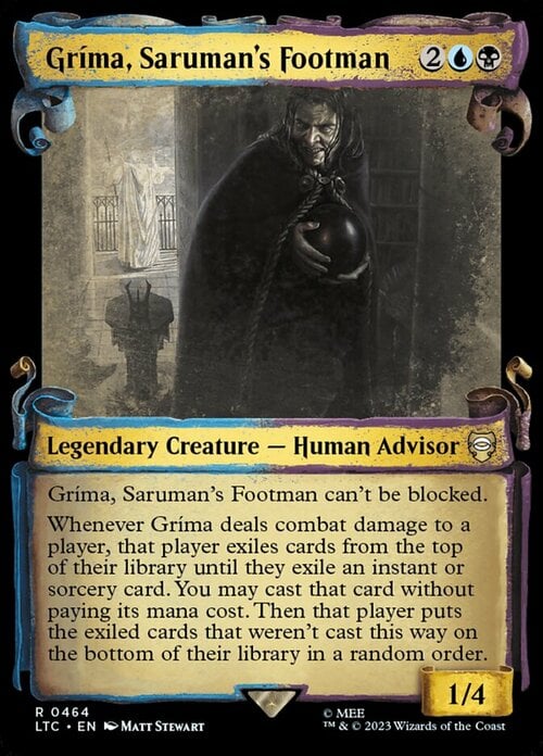 Grima, Saruman's Footman Card Front
