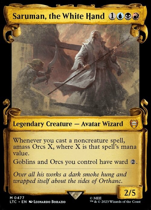 Saruman, la Mano Bianca Card Front