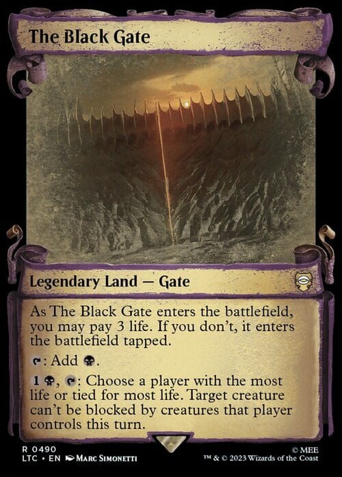 The Black Gate Card Front