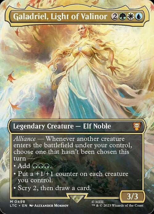 Galadriel, Light of Valinor Card Front