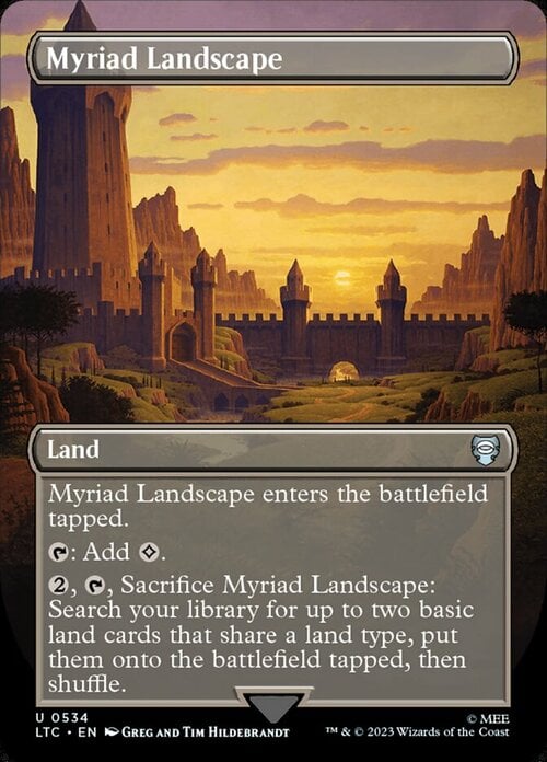 Myriad Landscape Card Front