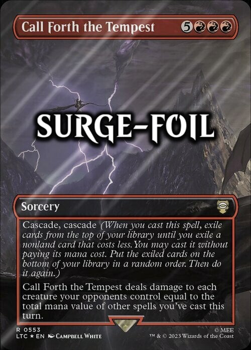 Call Forth the Tempest Card Front