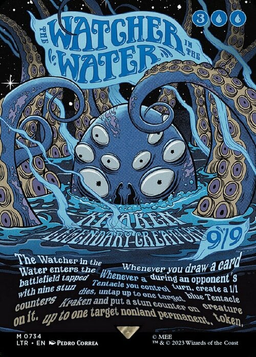 The Watcher in the Water Card Front