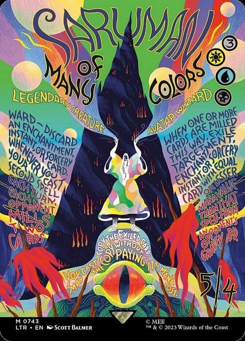 Saruman of Many Colors Card Front