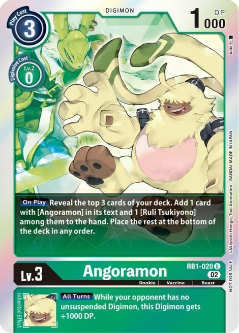 Angoramon Card Front