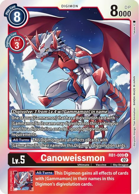 Canoweissmon Card Front