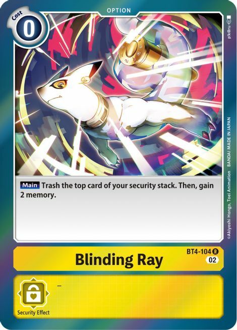 Blinding Ray Card Front