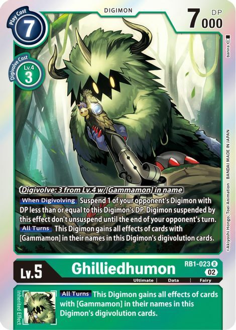 Ghilliedhumon Card Front