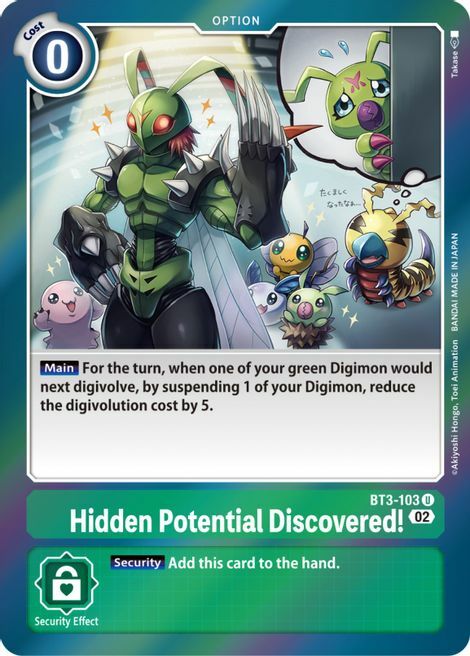 Hidden Potential Discovered! Card Front
