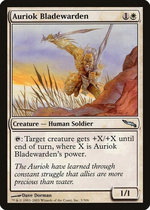 Auriok Bladewarden Card Front