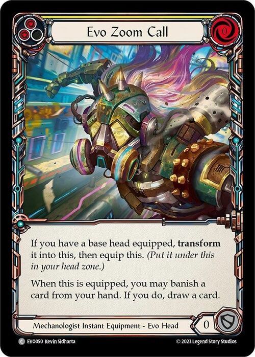 Evo Zoom Call Card Front