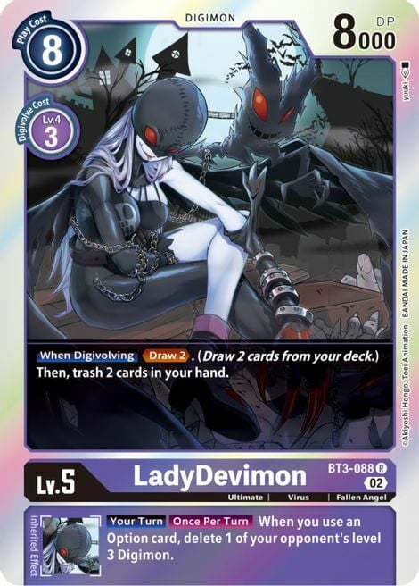 LadyDevimon Card Front