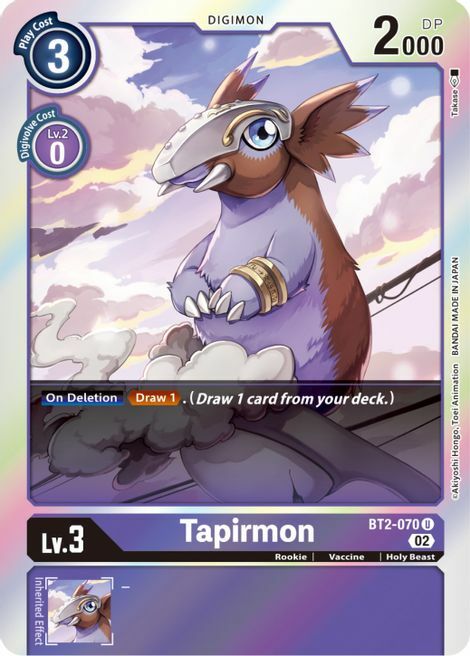 Tapirmon Card Front