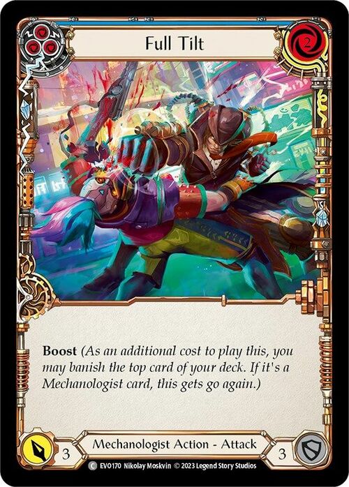 Full Tilt - Blue Card Front