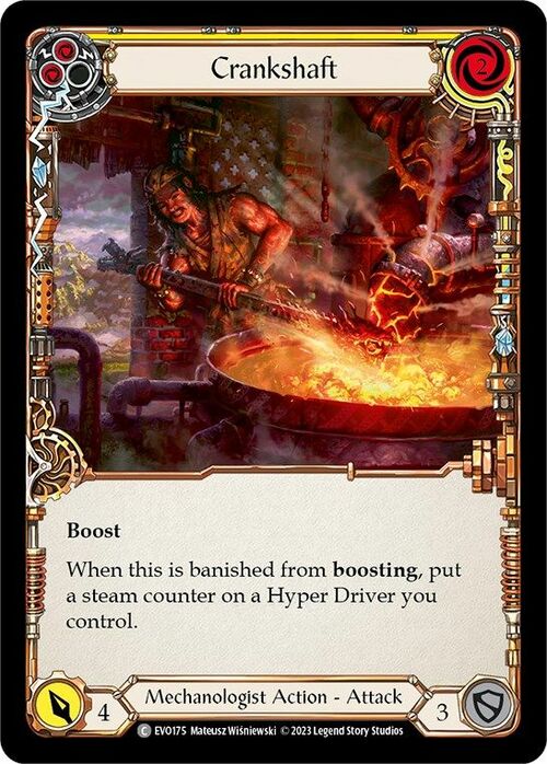 Albero Motore - Giallo Card Front