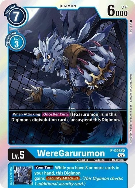 WereGarurumon Card Front