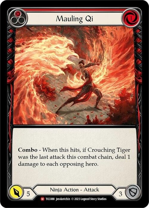 Mauling Qi Card Front