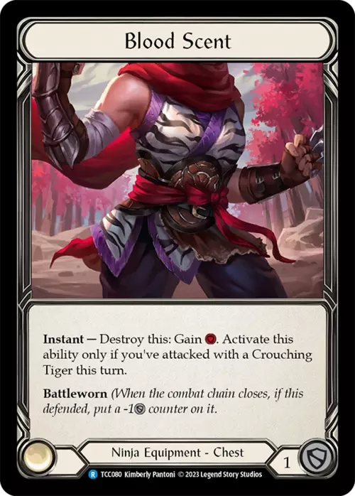 Blood Scent Card Front
