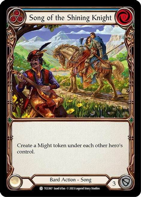 Song of the Shining Knight Card Front