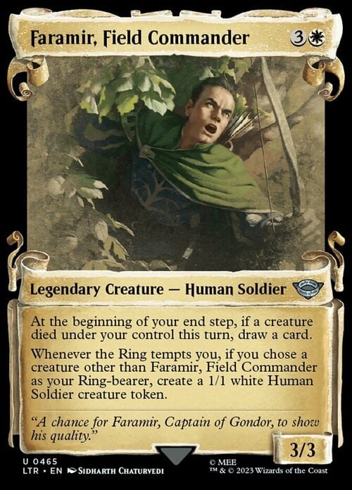 Faramir, Field Commander Card Front