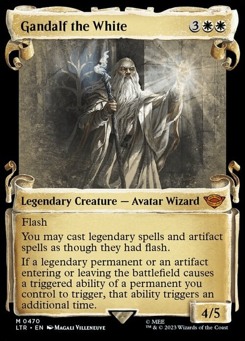 Gandalf the White Card Front