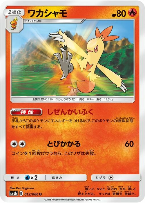 Combusken Card Front